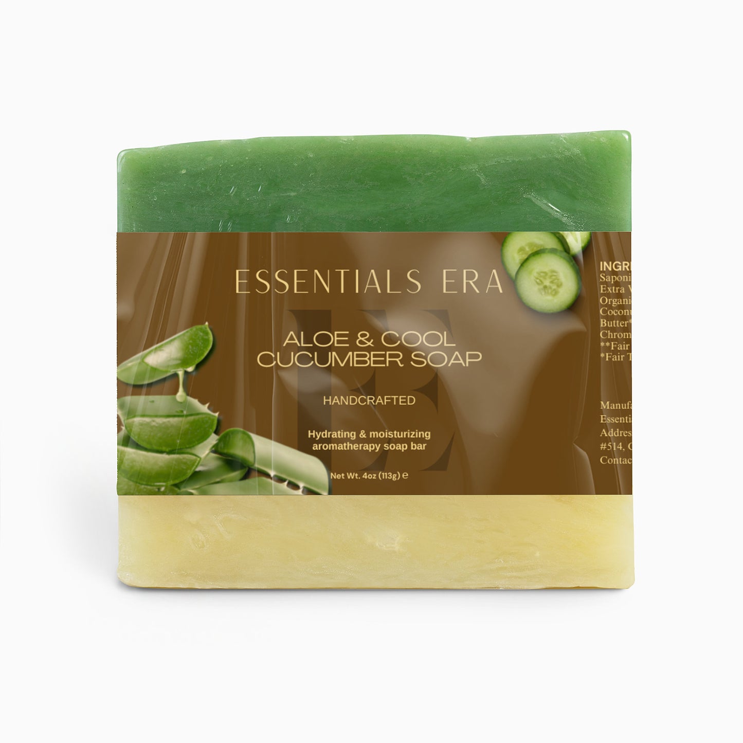 Aloe & Cool Cucumber Soap - Natural Soap For Skin Care Online