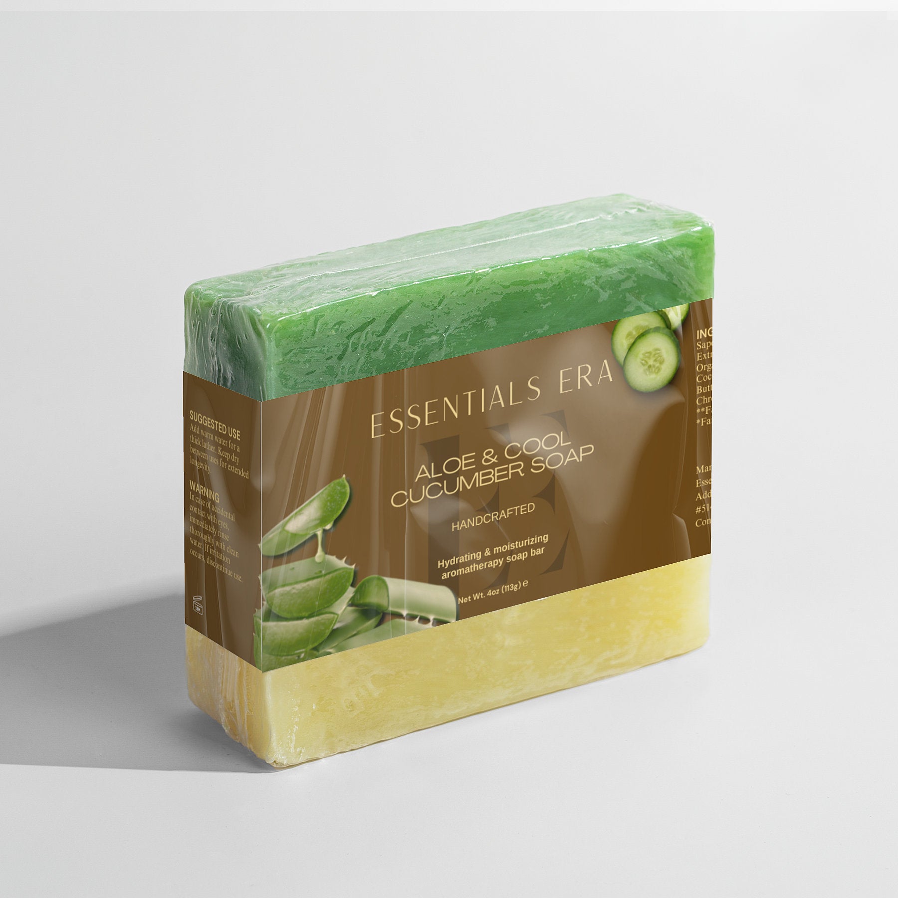 Aloe & Cool Cucumber Soap - Natural Soap For Skin Care Online